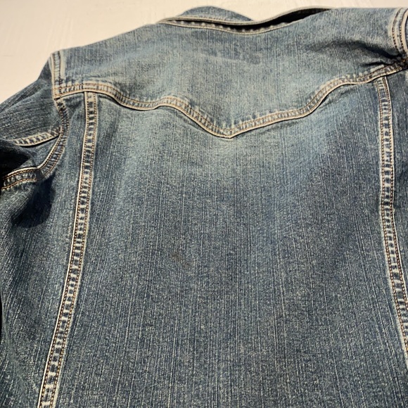 Vintage A&F (2001) Women Zip-up Denim Jacket - Picture 5 of 5